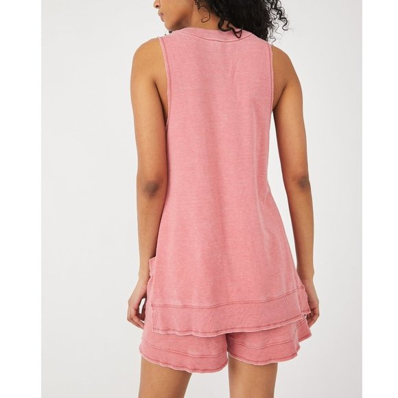 🎉LAST CHANCE🎉 NWT Free People Cozy Girl Tank / Rosette - Picture 3 of 6